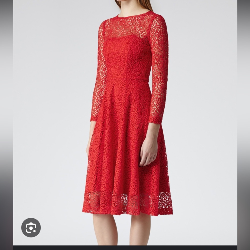 Reiss Lace Cocktail Dress